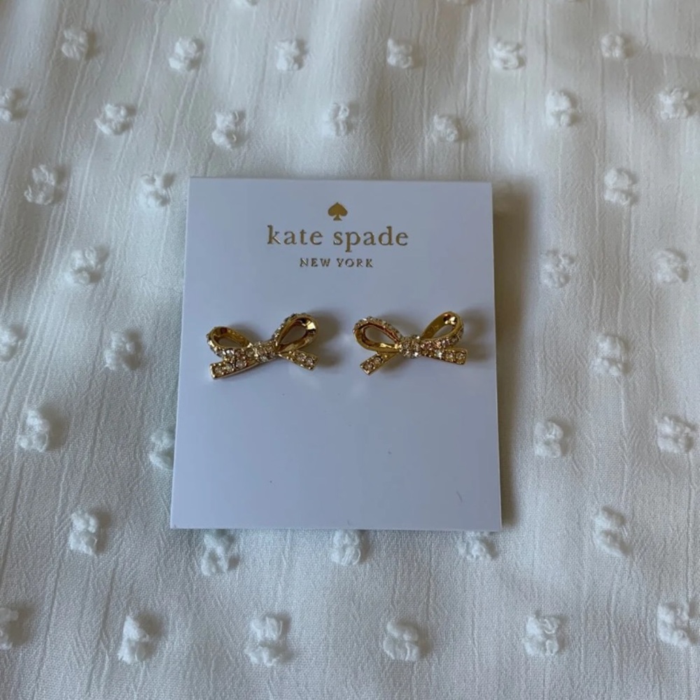 Kate Spade White Gold Earrings